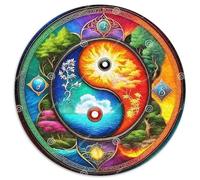 Cosmic Starry Sky 1000 Piece Jigsaw Puzzle For Adults Family Challenge Toys Stress Relief Puzzle Exercise The Memory of The Brain for Adults And Kids, Age 12 Years Up 1000pcs (67.5x67.5cm)