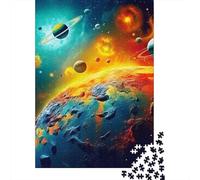 Cosmic Starry Sky 1000 Piece Jigsaw Puzzle For Adults Family Challenge Toys Stress Relief Puzzle Exercise The Memory of The Brain for Family Decorations 500pcs (52x38cm)
