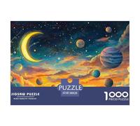 Cosmic Starry Sky 1000 Pieces Jigsaw Puzzles For Adults Challenging Game Stress Relieving Entertainment Exercise The Memory of The Brain for Men, Women, Elders, Seniors 38x26cm/1000pcs