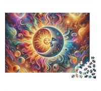 Cosmic Starry Sky 1000 Pieces Jigsaw Puzzles For Adults Challenging Game Stress Relieving Entertainment Exercise The Memory of The Brain for Family Decorations 300pcs (40x28cm)