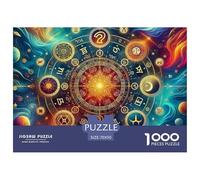 Cosmic Starry Sky 1000 Pieces Jigsaw Puzzles For Adults Challenging Game Stress Relieving Entertainment Exercise The Memory of The Brain for Men, Women, Elders, Seniors 70x50cm/1000pcs