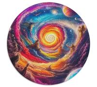 Cosmic Starry Sky 1000 Pieces Jigsaw Puzzles For Adults Challenging Game Stress Relieving Entertainment Exercise The Memory of The Brain For Adults Gifts 1000pcs (67.5x67.5cm)