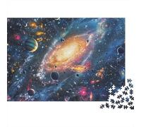 Cosmic Starry Sky 1000 Pieces Jigsaw Puzzles For Adults Family Challenge Toys Stress Relieving Entertainment Exercise The Memory of The Brain for The Whole for Women, Gifts for Men 300p