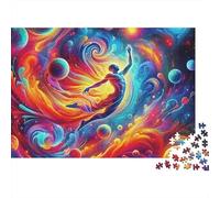 Cosmic Starry Sky 1000 Pieces Jigsaw Puzzles For Adults Family Challenge Toys Stress Relieving Entertainment Exercise The Memory of The Brain for Adults And Kids, Age 12 Years Up 500pcs (52x38cm)