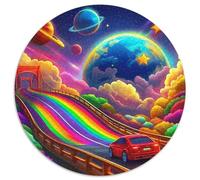 Cosmic Starry Sky 1000 Pieces Jigsaw Puzzles For Adults Family Challenge Toys Stress Relieving Entertainment Cultivate The Spirit of Teamwork for Men, Women, Elders, Seniors 1000pcs (67.5x67.5cm)