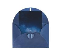 Cosmic Starry Sky Elegant Greeting Card On Premium Pearl Paper - Perfect For Christmas, Birthday, Wedding & Valentine’s Day - Blank Inside For Personal Message