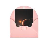 Cosmic Starry Sky Elegant Greeting Card On Premium Pearl Paper - Perfect For Christmas, Birthday, Wedding & Valentine’s Day - Blank Inside For Personal Message