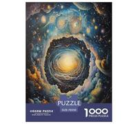 Cosmic Starry Sky Jigsaw Puzzles Puzzle for Adults Kids. 1000 Piece Whimsical Challenge Toy Educational Game Home Decoration for Adults& Kids Age 14 Years Up 70x50cm/1000pcs