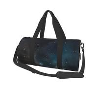 Cosmic Starry Sky Round Sport Duffle Bag – A Stylish, Foldable Duffel Bag with Ample Capacity, Lightweight and Durable, Perfect for The Gym, Beach, Weekend Trips, and Travel.