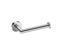 COSMIC Start Double Wall Hook with Circular and Contemporary Design. Towel Hook with Screw Attachment. Chrome Color Metal Bathroom Accessory