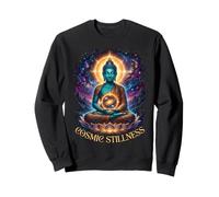 Cosmic Stillness Buddha Meditation Spiritual Art Design Sweatshirt
