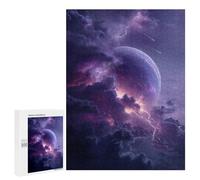 Cosmic Storm Clouds Lightning Puzzle 1000 Teile Schwer Puzzle Spielzeug Lernspiel Impossible Herausforderungsspielzeug Für Erwachsene Kinder 500 PCS