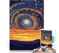 Cosmic SunsetAdult Jigsaw Puzzles 2000 Pieces Stress Reliever Staycation Kill time for is ideal as a gift for the whole family 70x100cm