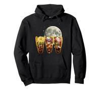 Cosmic Tacos Under Full Moon Night Taco Tuesday Pullover Hoodie