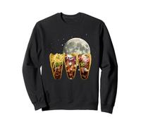 Cosmic Tacos Under Full Moon Night Taco Tuesday Sweatshirt