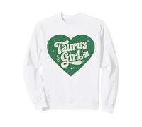 Cosmic Taurus Girl Heart Zodiac Astrology Girls Sweatshirt