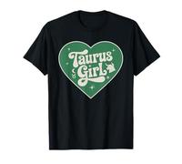 Cosmic Taurus Girl Heart Zodiac Astrology Girls T-Shirt