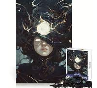 Cosmic Third Eye, Mystical Woman 1000 Piece Jigsaw Puzzles for Adults Brain Think, Tight Edge, Real Challenge, Birthday Present (38x52cm)