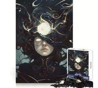 Cosmic Third Eye, Mystical Woman Jigsaw Puzzles 1000 Pieces for Adults Brain Exercise, Decompress, Family Game, Home Art (50x75cm)