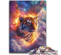 Cosmic Tiger Adult Jigsaws 2000 Pieces Difficult,Decompressing Intellectual Educational Toy Suitable for Desktop Decoration (70X100cm)