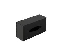 Cosmic Tissue Box Cover, Matt Black, Free-Standing Or Wall-Mounted, Collection Architect S+