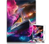 Cosmic Titanic Puzzles for Teenagers 1000 Pieces Problem Solving Educational Fun Wonderful Thoughtful Present Option Size 50x75cm