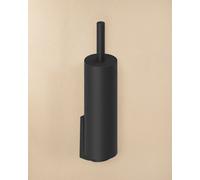 Cosmic Toilet Brush, Black Matt, Freestanding Or Wall-Mounted. Collection Bwc