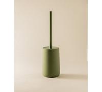 COSMIC Saona Elegant Design Bathroom Loo Brush Made of Resin. Floor Toilet Brush Holder in Olive Color