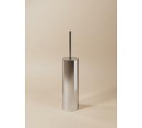 Cosmic Toilet Brush, Siver Gloss, Freestanding. Collection Kubic