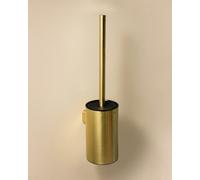 Cosmic Toilet Brush, Wall-Mounted, Brushed Gold Pvd, Architect S+ Collection