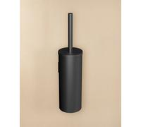 Cosmic Toilet Brush, Wall-Mounted, Matt Black, Logic Collection