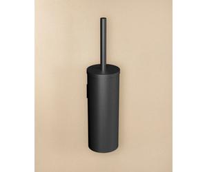 Cosmic Toilet Brush, Wall-Mounted, Matt Black, Logic Collection