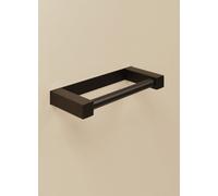 Cosmic Toilet Roll Holder, Black Matt, Wall-Mounted, 7,5 Cm. Collection Metric