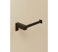 Cosmic Toilet Roll Holder, Black Matt, Wall-Mounted, 8 Cm. Collection Metric