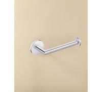 Cosmic Toilet Roll Holder, Self-Adhesive, Stainless Steel, Anti-Corrosion, Chrome, Duo Round Collection