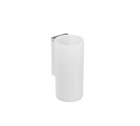 COSMIC Toothbrush holder Light grey Installation with Screws Measures 6.2 x 6.8 x 12 cm