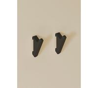 Cosmic Towel Hook, Coat Hook, 2 Pieces, Black, Wall Guide Needed, Compatible With All Accessories Of The Modular Alife Collection