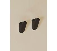 Cosmic Towel Hook, Coat Hook, 2 Pieces, Matt Black, Compatible With Wall Guide And All Accessories Of The Modular Alife Collection
