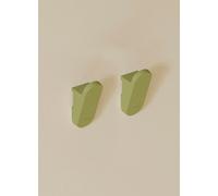 Cosmic Towel Hook, Coat Hook, 2 Pieces, Pale Green, Compatible With Wall Guide And All Accessories Of The Modular Alife Collection