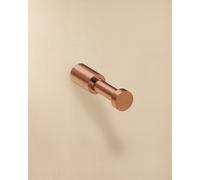 Cosmic Towel Hook, Robe Hook, Coat Hook, Brushed Copper 5,5 Cm, Installed With Screws, Logic Collection