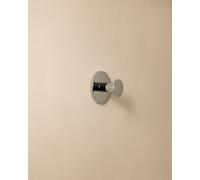 Cosmic Towel Hook, Robe Hook, Coat Hook, Chrome 5,5 Cm, Stick-On Installation. Duo Round Collection