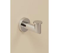 Cosmic Towel Hook, Robe Hook, Coat Hook, Silver Gloss, Wall-Mounted, 8 Cm. Kubic Collection