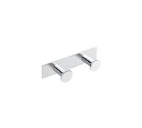 Cosmic Double Towel Hook, Robe Hook, Coat Hook, Supports Up To 5Kg, Chrome, Anti-Corrosion, Architect Collection