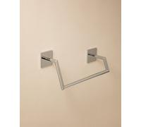 Cosmic Towel Rail, 25Cm, Self-Adhesive, Chrome, Asymmetrical Design, Anti-Corrosion, Supports Up To 10Kg, Stick Collection