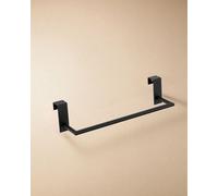 Cosmic Towel Rail, 28Cm, Over The Cabinet Door, Black, Anti-Corrosion, Stick Collection