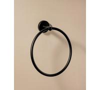 Cosmic Towel Ring, 20cm, Matt Black, Hidden fixings, Start Collection in Black Cosmic Black