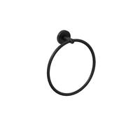 Cosmic Towel Ring, 20cm, Matt Black, Hidden fixings, Start Collection in Black Cosmic Black