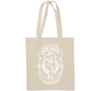 Cosmic Traveler The Great Escape Plan 1969 Moon Mission Natural Cotton Tote Bag White