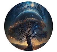 Cosmic Tree of Life 1000 Piece Jigsaw Puzzles For Adults spheric jigsaw puzzles for Recycled Cardboard 26.5x26.5inch