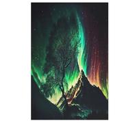 Cosmic Tree of Life 1000 Piece Jigsaw Puzzles for Adults | Wooden Jigsaw Puzzle | Challenging Game | Family Fun Jigsaws Puzzle for Adults Gifts Precise Interlocking （78×53cm）